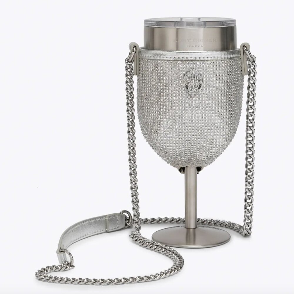 Kurt Geiger Silver Wine Glass Holder